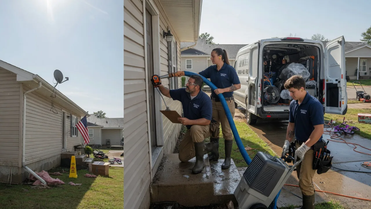 Ceiling Water Damage Restoration in Marion, WI near me